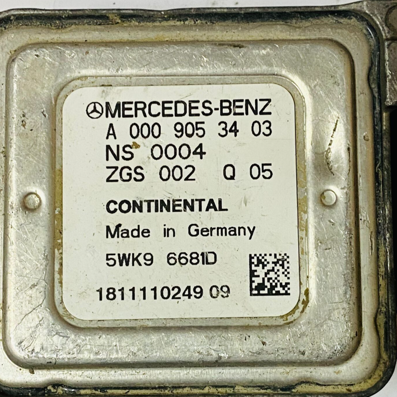 Mercedes-Benz W212 NOx Sensor Control Module - A0009053403 /5WK96681D /ZGS002Q05