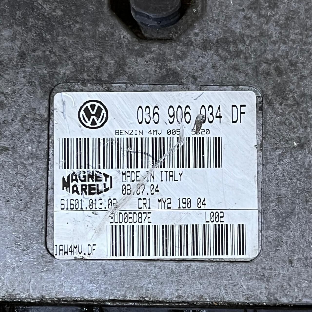 Volkswagen Skoda Fabia Engine Control Unit ECU - 036906034 DF / 036906034DF