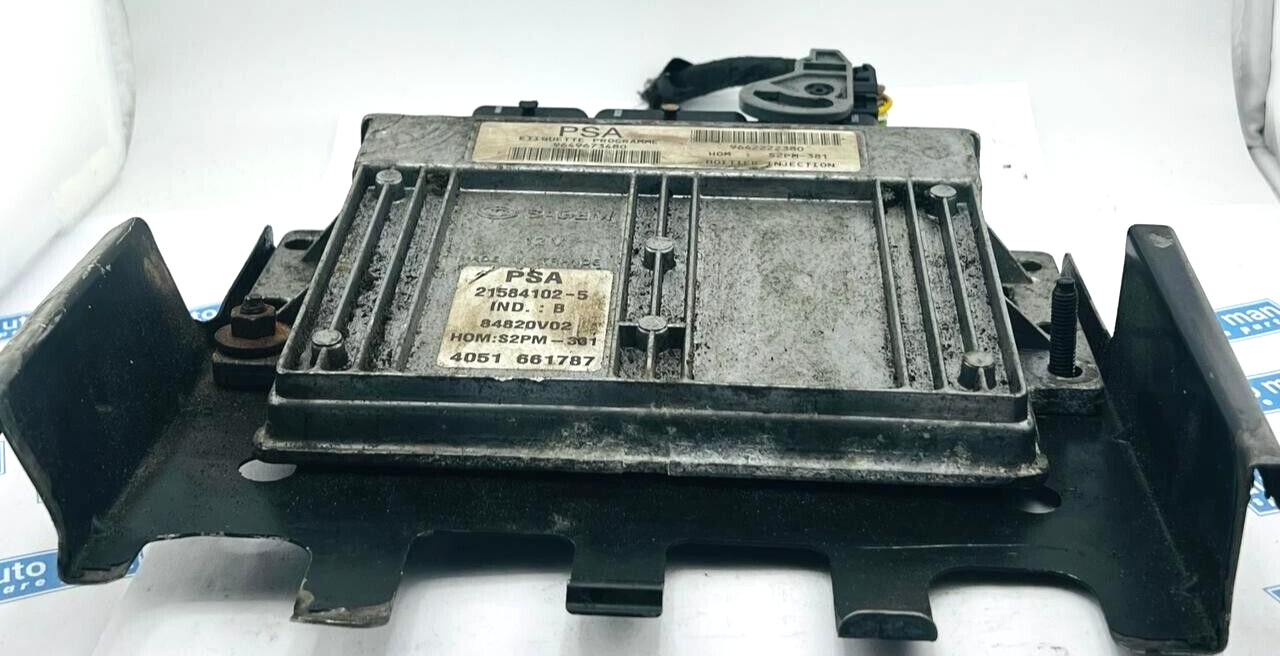 2006 CITROEN C3 1.4 PETROL ENGINE CONTROL UNIT ECU 9649673480