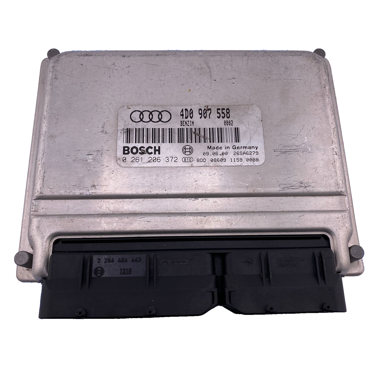 AUDI S6 C5 4B 2001 4.2 V8 ESSENCE ENGINE CONTROL UNIT ECU 4D0907558 0261206372