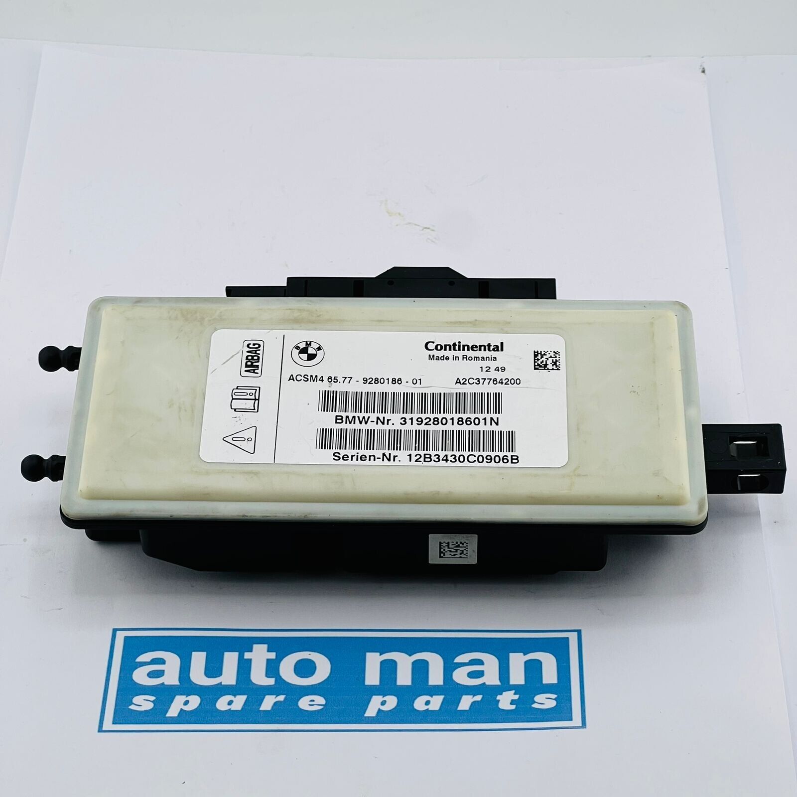 BMW SERIE 5 F10 Control Module 9280186 31928018601N