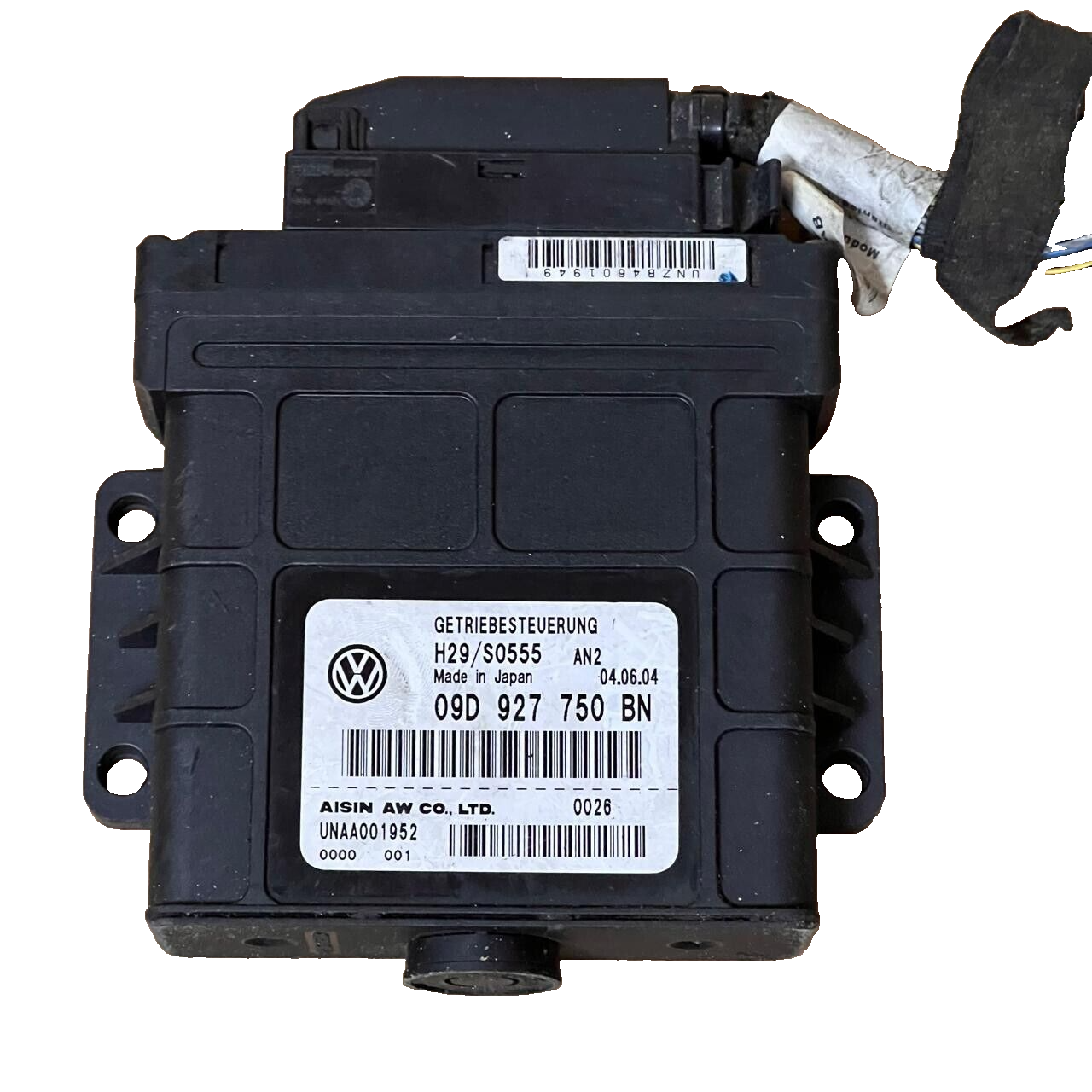 2014 VOLKSWAGEN TOUAREG AUTOMATIC TRANSMISSION CONTROL MODULE - 09D927750BN