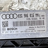 2007 AUDI A6 C6 Engine Control Unit ECU - 03G906016MH / 0281014261