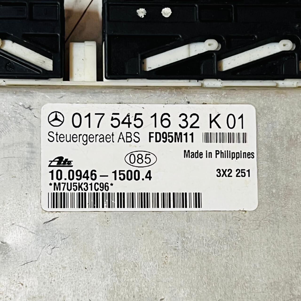 Mercedes W202 1996 C220 Steuergeraet ABS K02 Ate ECU OEM 1 Module,0175451632