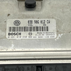 Usado 038906012CA 0281010230 Volkswagen Seat Motor ECU Motor Module Unit Bosch