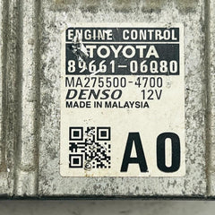 Toyota Camry 1992 ECU ECM PCM Engine Computer - P/N 89661-06080 - MA275500-4700