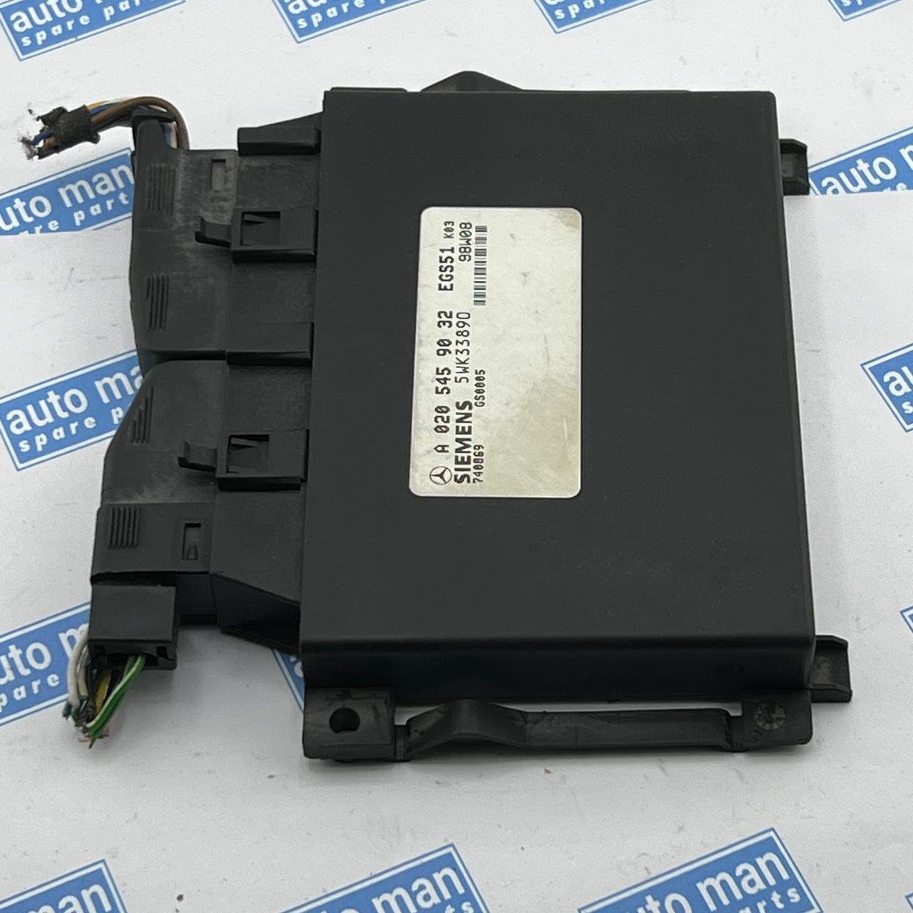 ECU MERCEDES W210 E200 A0205459032, A 020 545 90 32, 5WK33890 97W23 EG551 K01