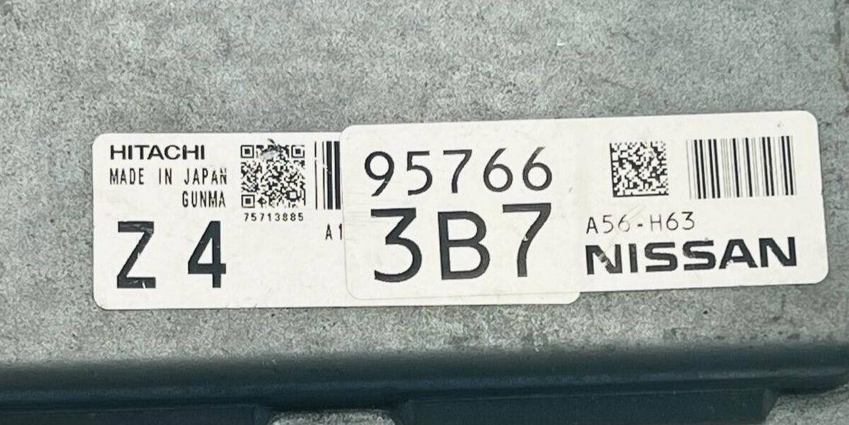 NISSAN A56-H63 Engine Computer Control Unit 95766 3B7 GENUINE