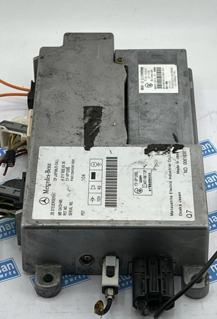 03-06 Mercedes E55 E500 E320 W211 Emergency Call Module JDM Japan E-Call OEM 04