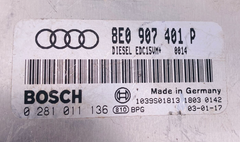 Audi A6 S6 C5 4B 2003 Unidad de control del motor / 0281011136 Módulo...