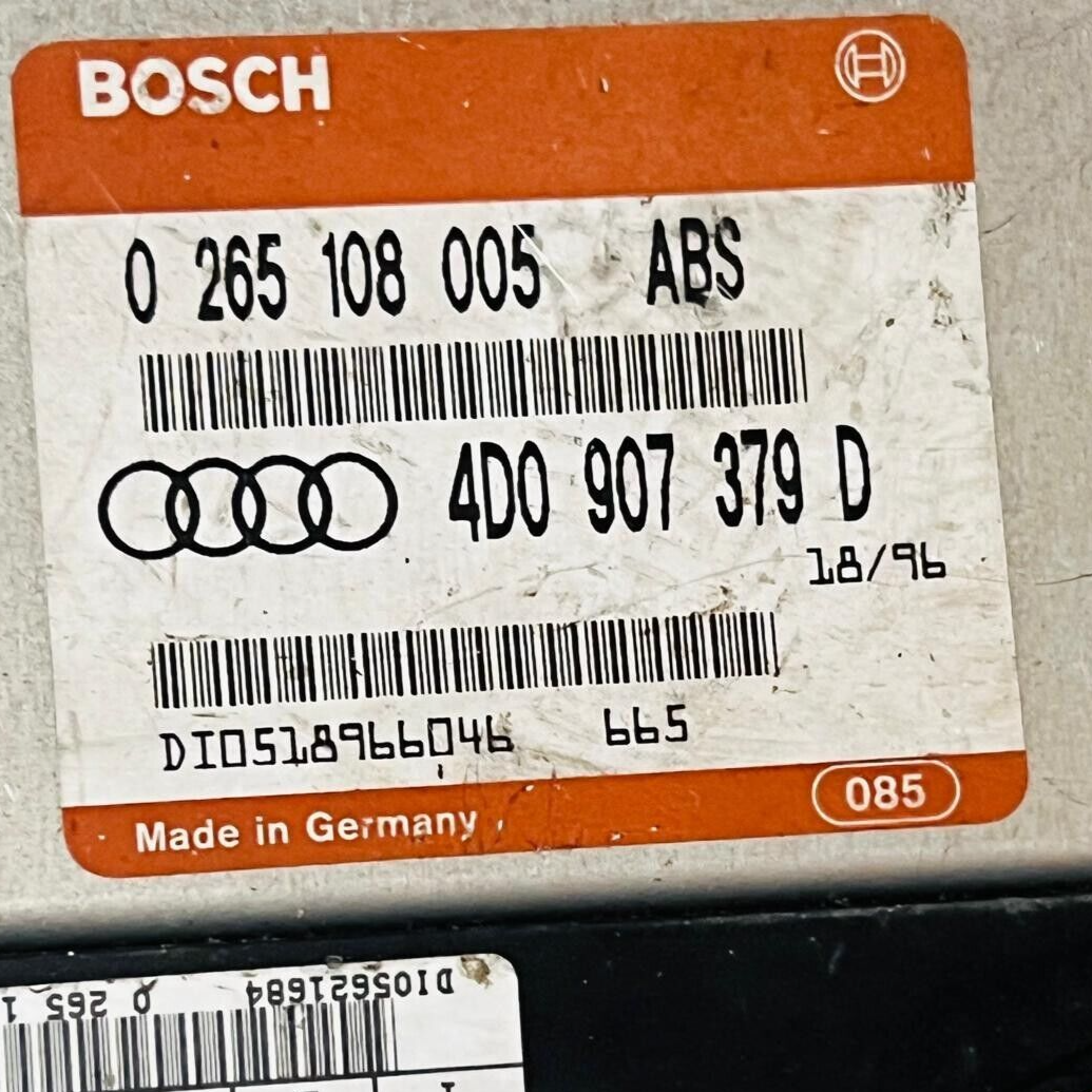 Audi A4 B5 ABS Control Module - 0265108005 / 4D0907379D