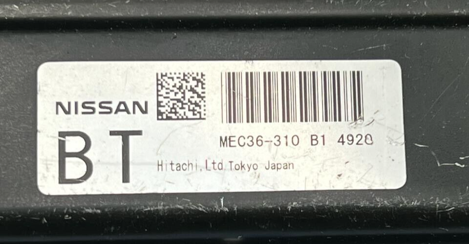 NISSAN ENGIN CONTROL UNITS  MEC36-310 B1 4920  MEC36310B1   MEC36310B14920 USED