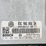 06 VW Golf mk5  1.6 FSI Engine Control Module ECU 03c906056dn 0261s02358