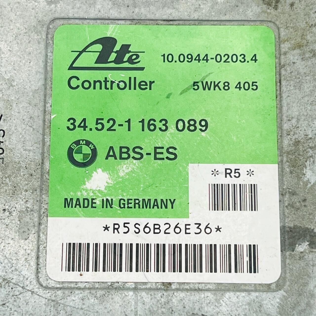 1996 BMW Z3 ABS ANTIBLOCAGE FREIN ORDINATEUR MODULE COMMANDE UNITÉ OEM 345211...