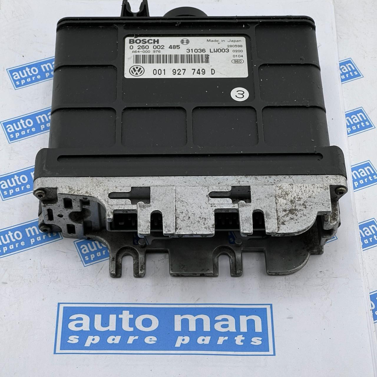 B145 ECU unidad de impuesto de transmisión Volkswagen Polo 0260002485 001927749D