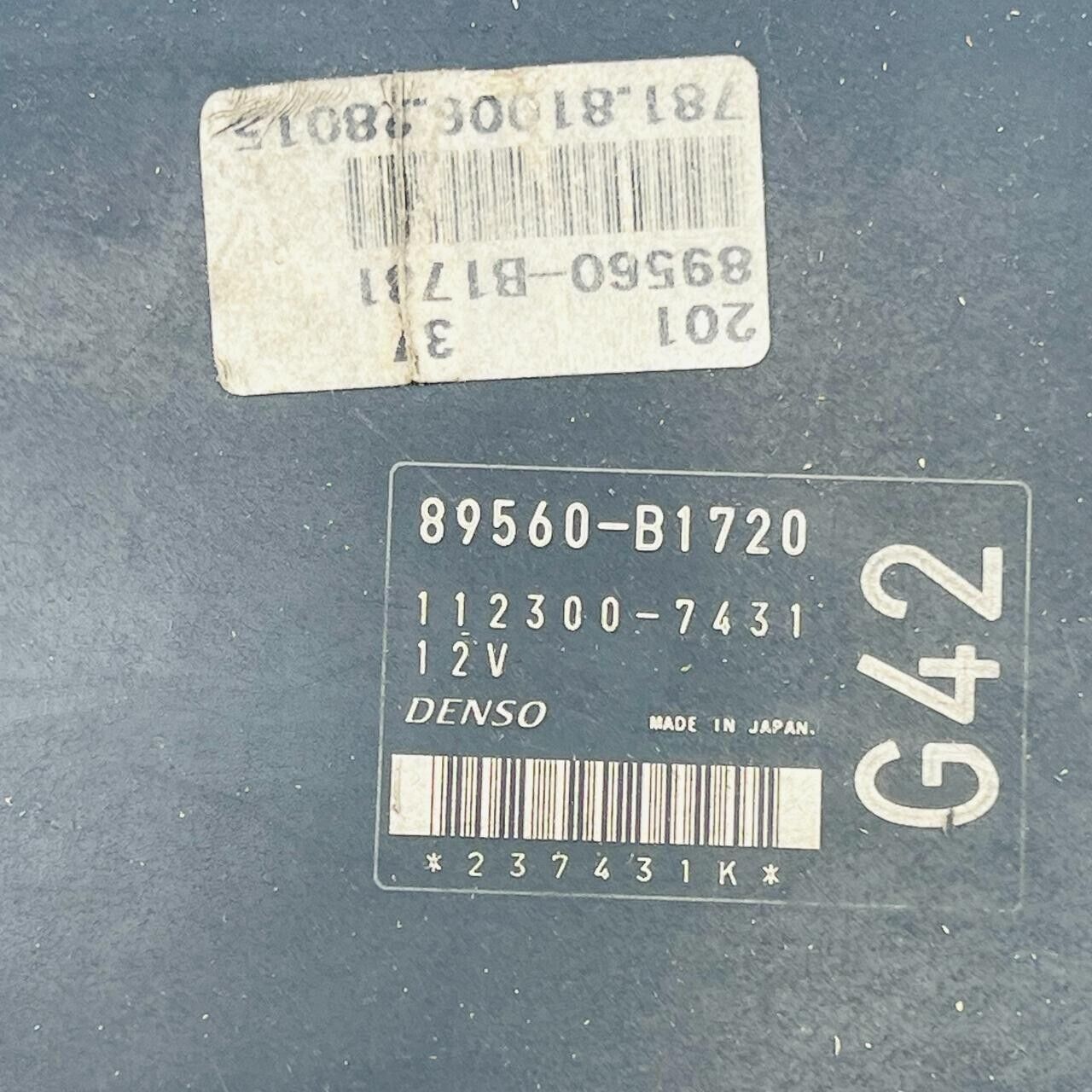 Unidad de control del motor Toyota Passo 2009 DBA-KGC10 89560B1720 1123007431