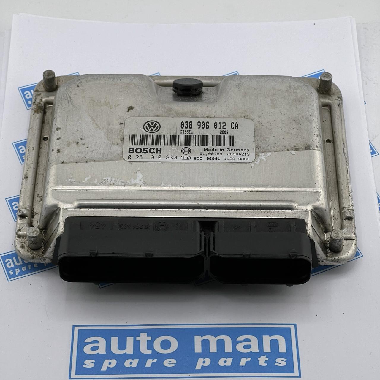 Module moteur ECU Volkswagen Seat 038906012CA 0281010230 d'occasion Bosch