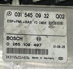 031 545 09 32 Q02 Mercedes W220 Classe S 2000-2006 ABS Control Module Computer