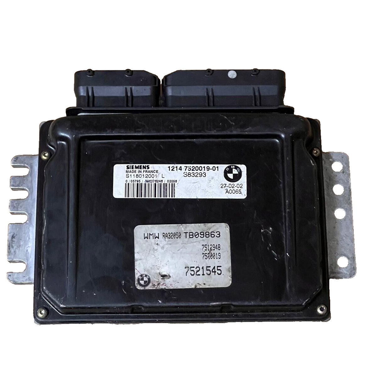 BMW Mini Cooper Engine Control Unit ECU - 12147520019-01 / S118012001L