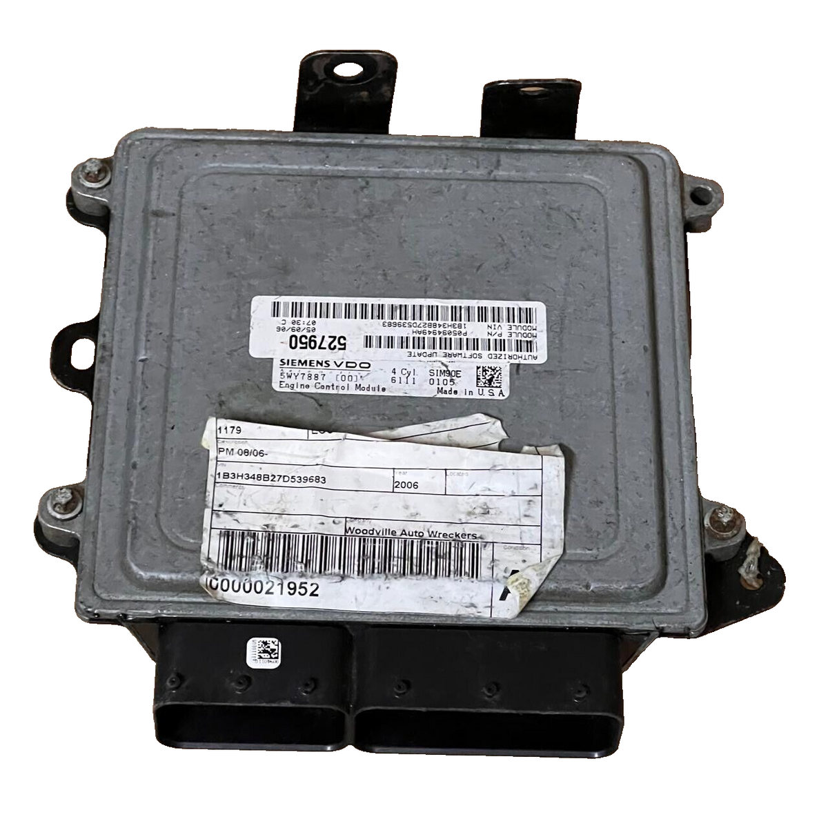 2006-2012 Dodge Caliber 2.0L ECU ECM PCM Engine Computer P05094949AH