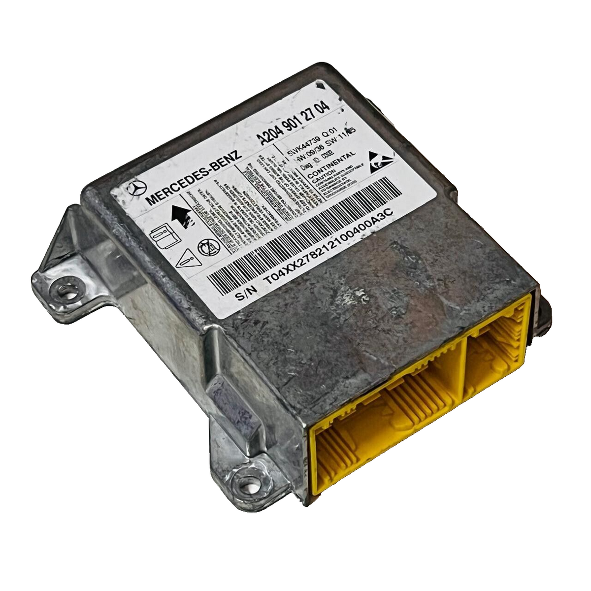 Mercedes-Benz W204 Airbug Control Module - A2049012704 / 5WK44739