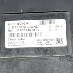 2012-2015 Mercedes-Benz C250 ECU A2711500391 / A0034468840 (JUEGO COMPLETO)