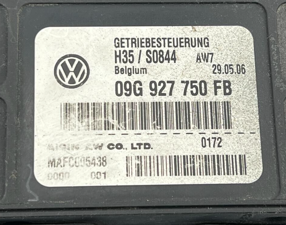 09G927750FB Auto Gearbox Transmission Module ECU Volkswagen 2006-2011