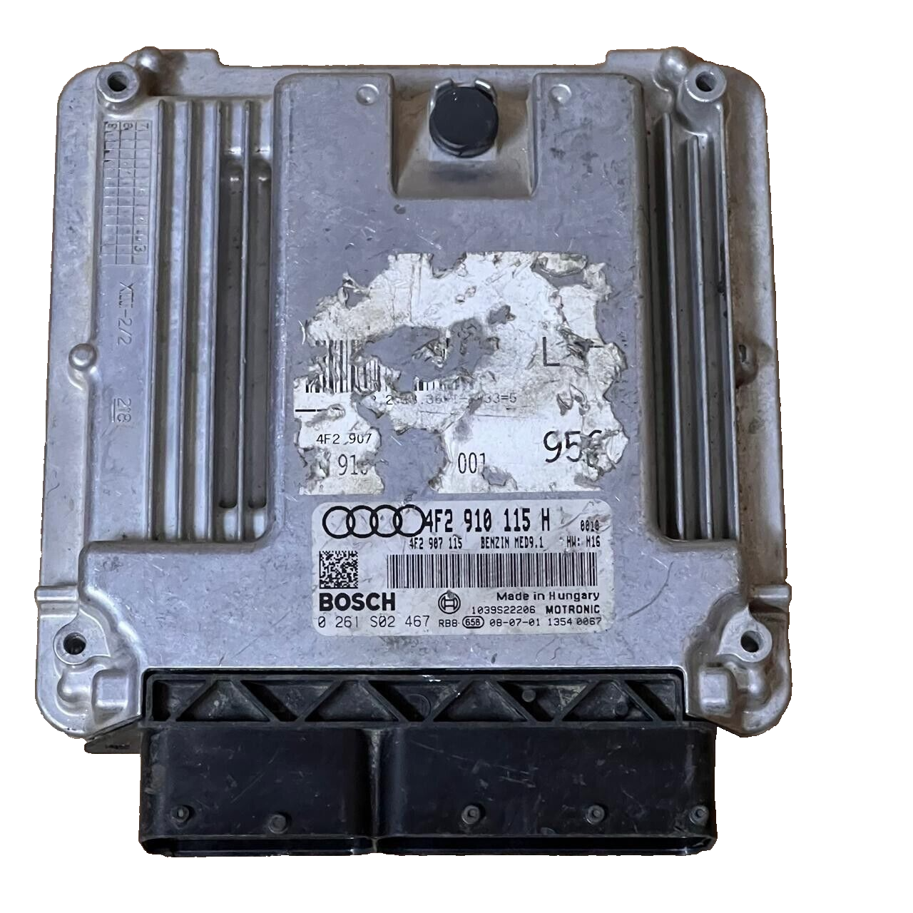 Audi engine control unit 4F2910115H 4F2 910 115H 0261S02467 0 261 S02 467