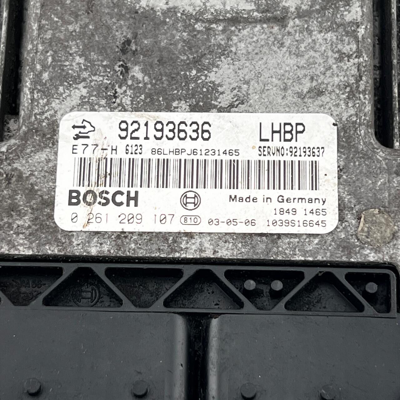 2006-2011 Holden Captiva Chevrolet Antara ECU ECM PCM Engine Computer 92193636