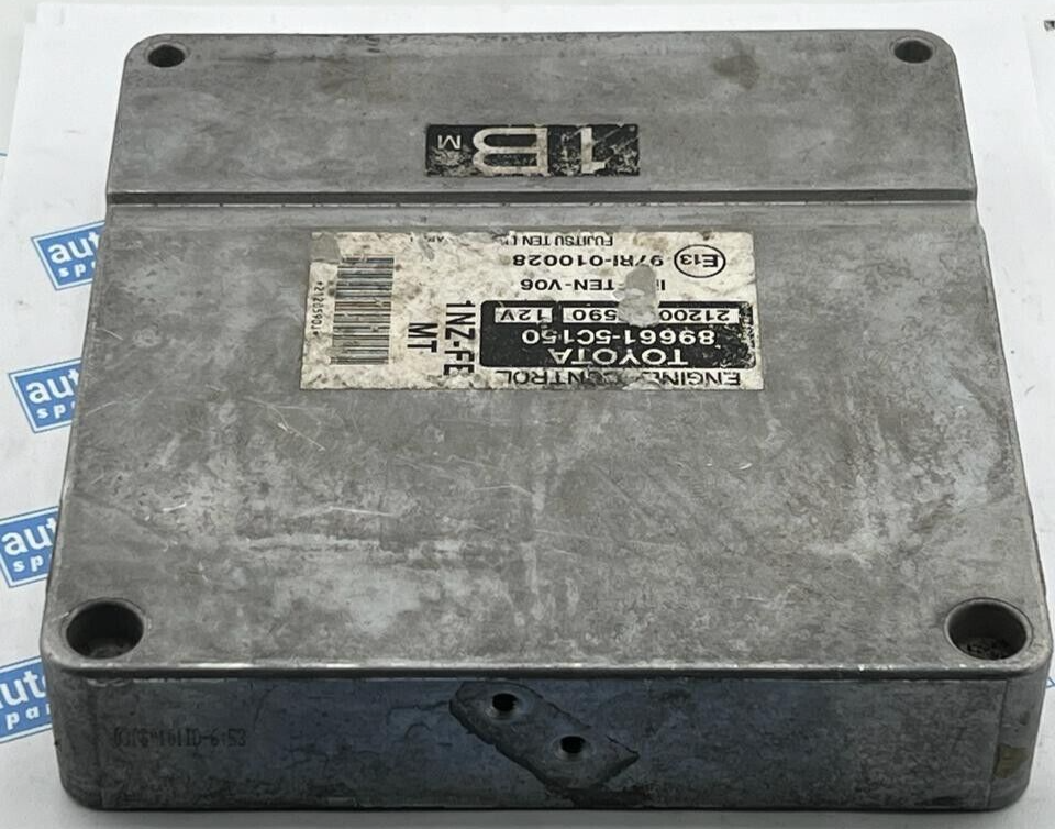 TOYOTA Ecu Computer 89661-5c150 Toyota Yaris Berline Année 2003-2006