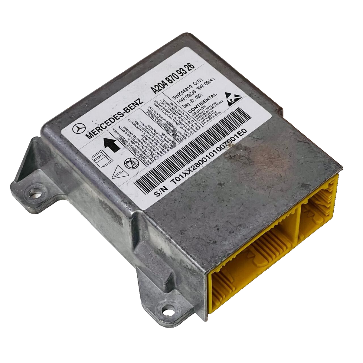 Mercedes-Benz W204 Airbug Control Module - A2048709326 / 5WK44319