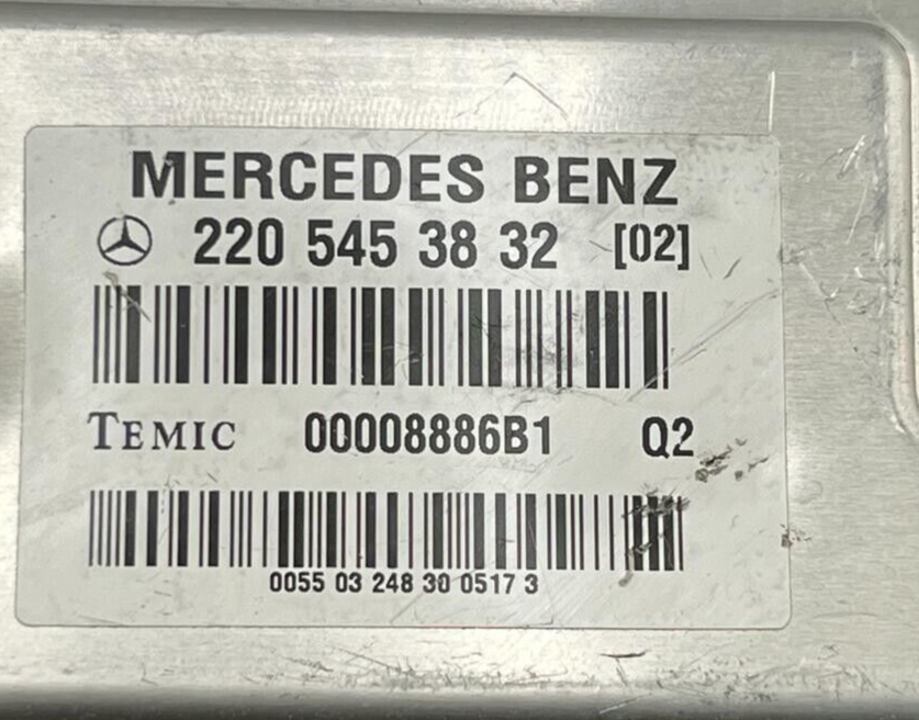 2001-2006 MERCEDES W220 S-CLASS S500 S430 AIR SUSPENSION MODULE 2205450532