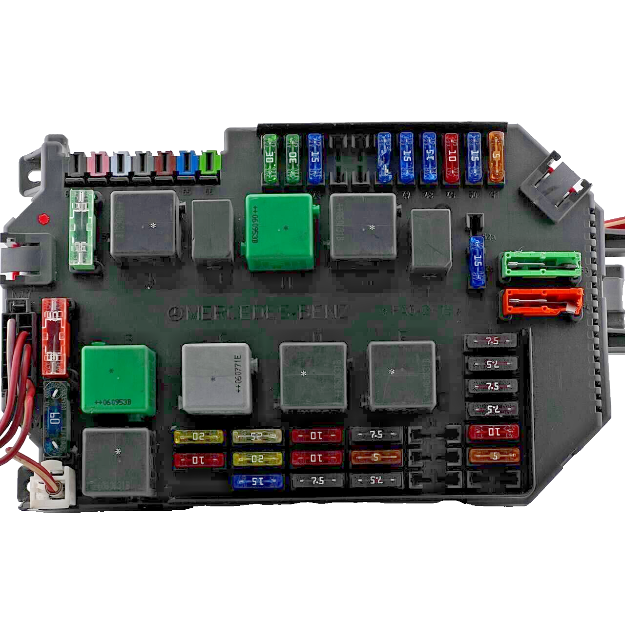 07-09 Mercedes W216 CL63 S550 Module boîte à fusibles avant sous capot A22154...