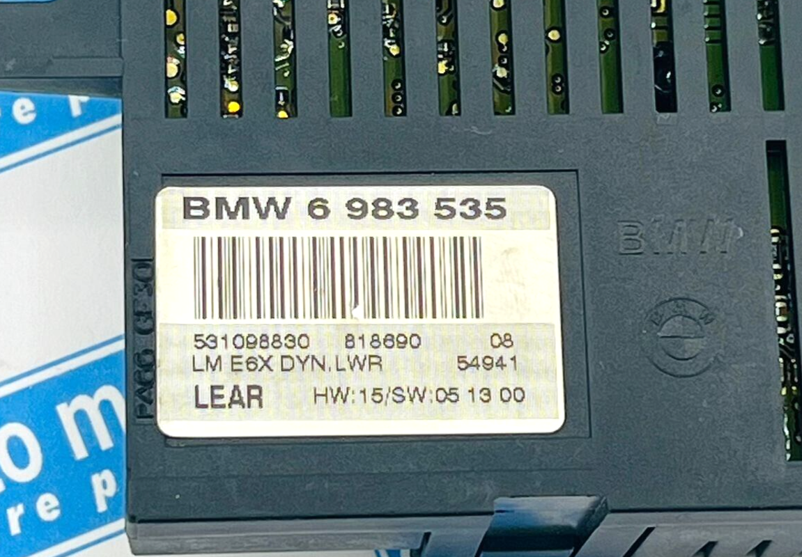 BMW 7 E65 2005 Light Control Module 03-07 LM LCM Dyn LWR Lear 6983535