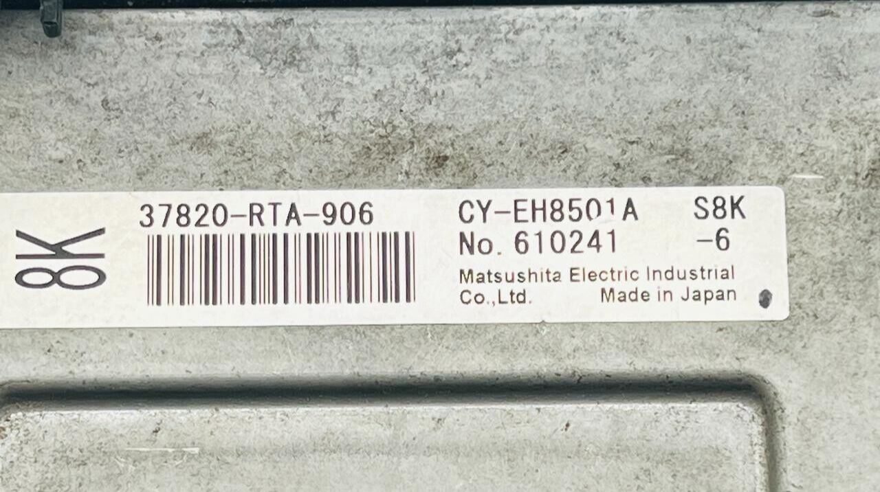 HONDA STEPWAGON CRV 2.0 ESSENCE K20A ENGINE CONTROL UNIT ECU 37820-RTA-906