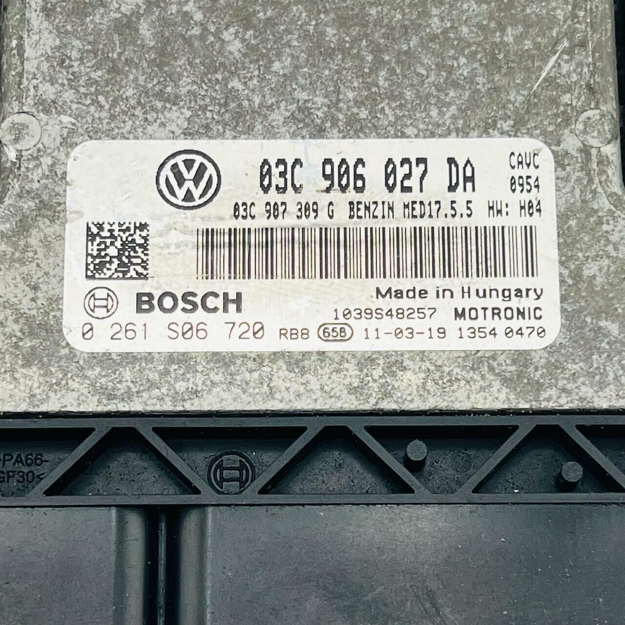 Bosch VW Touran 1.4TSI BMY DSG Engine Control ECU 03C 906 027 DA 03C907389G W203