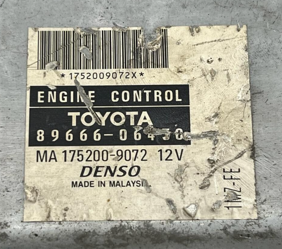 TOYOTA camry 1MZFE 8966606430 Ordenador, control del motor 175200-9072