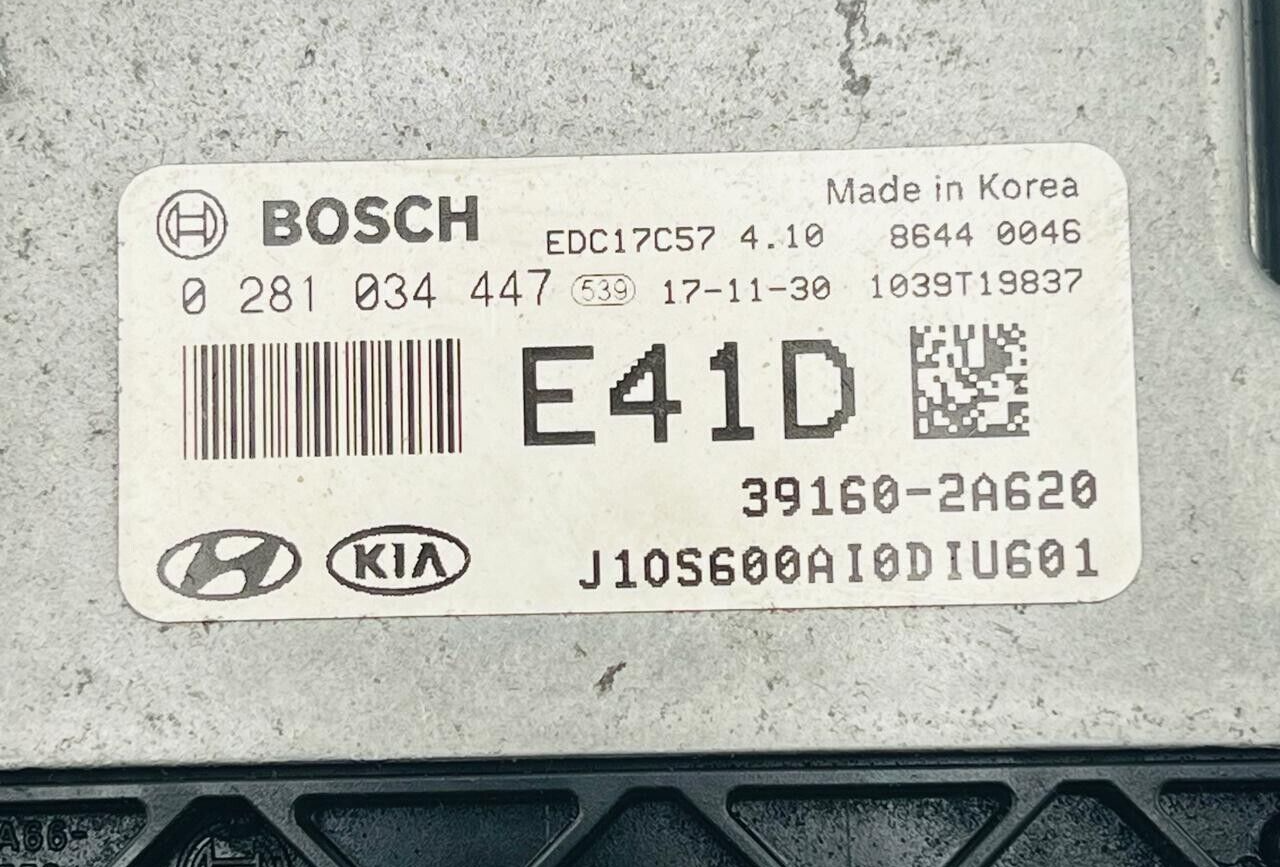 Bosch Motor ECU, KIA, 0281034447, 0 281 034 447, 39160-2A620