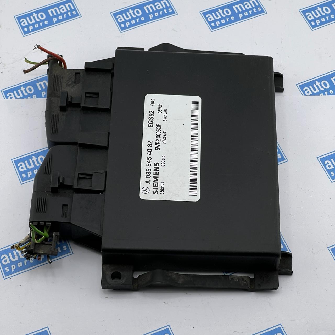 0355454032  05-06 MERCEDES C-Class Transmission Control Module A 035 545 40 32