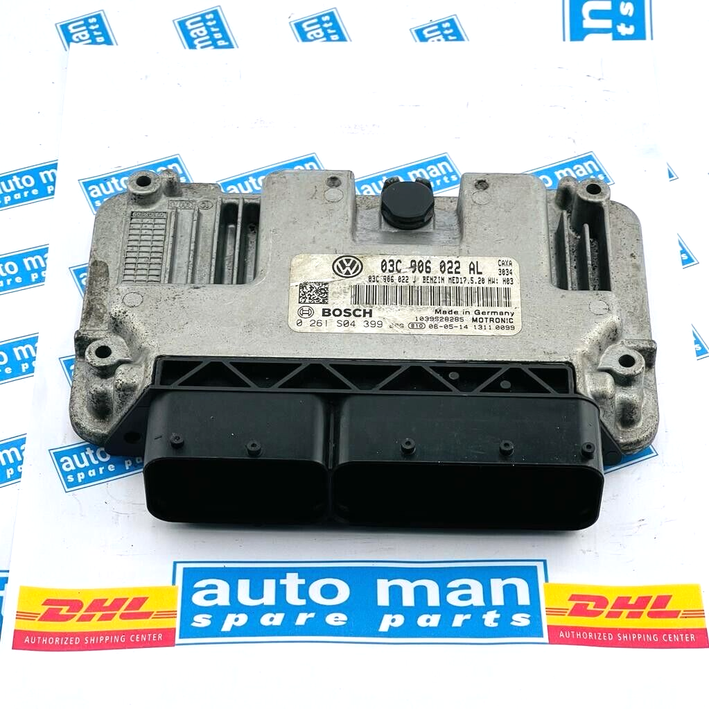 2009 VW Golf 1.4 TSI Petrol Engine Control Module Unit 03C906022AL 0261S04399