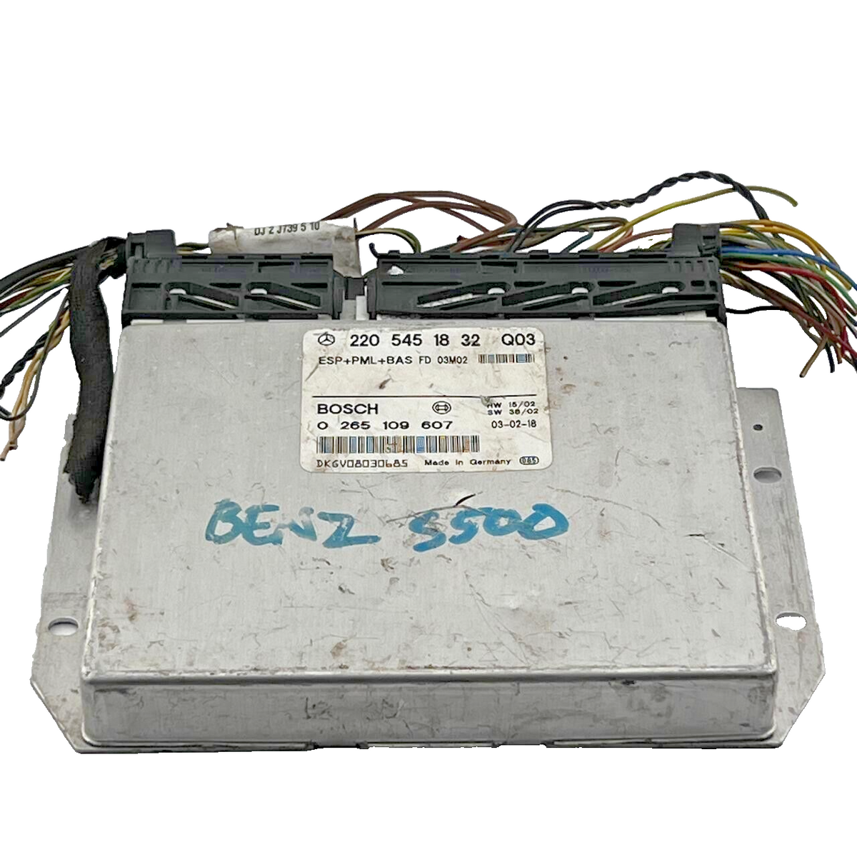 Mercedes-Benz W220 ESP+PML+BAS CONTROL MODULE 2205451832 / 0265109607