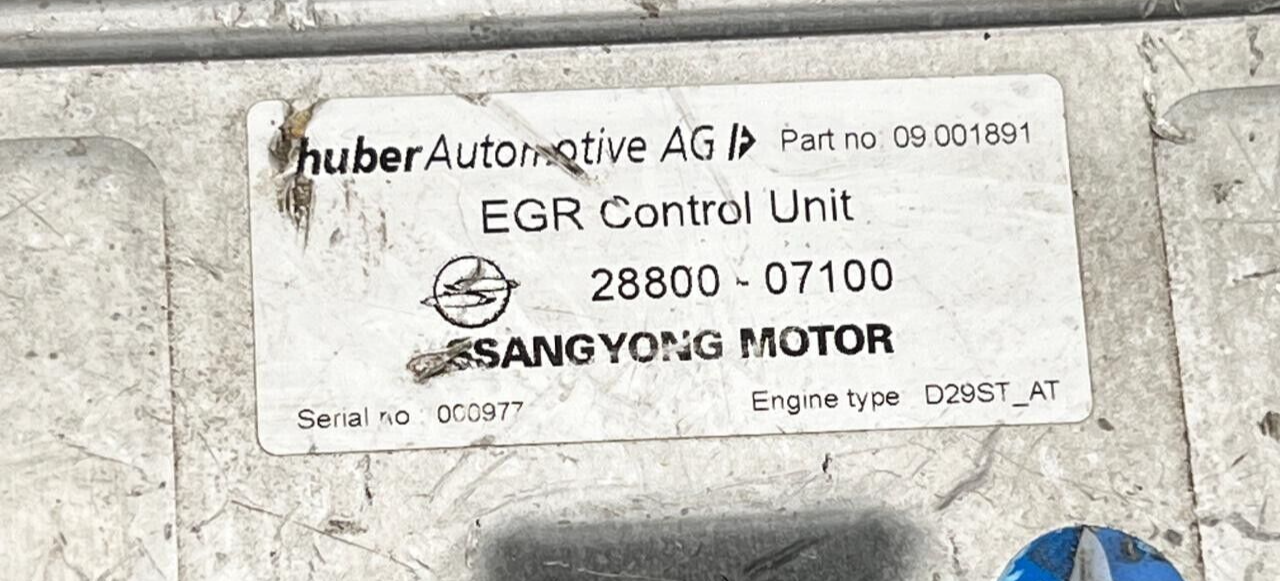 2880007100 EGR Control Unit ECU for Ssangyong Musso / S2-F3