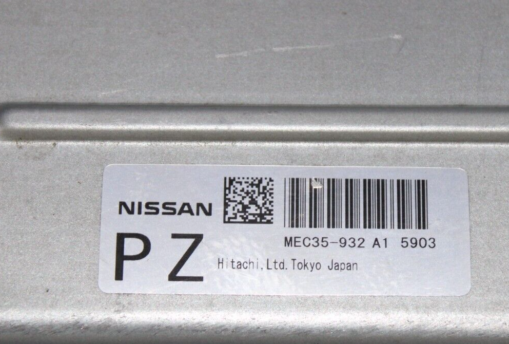 03-04 NISSAN FUGA Y50 3.5L ELECTRONIC CONTROL UNIT ECU #PZ MEC35-932 JDM VQ35DE