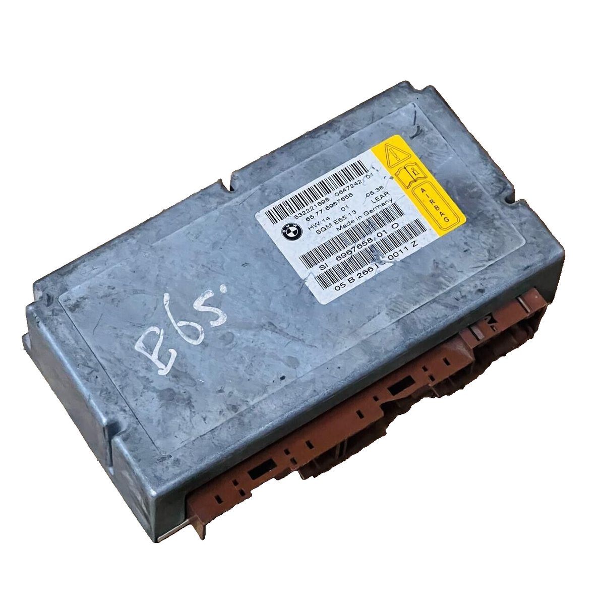 BMW E65 E66 SRS Airbug Control Unit - 6967658 / 532221898 / 0647242