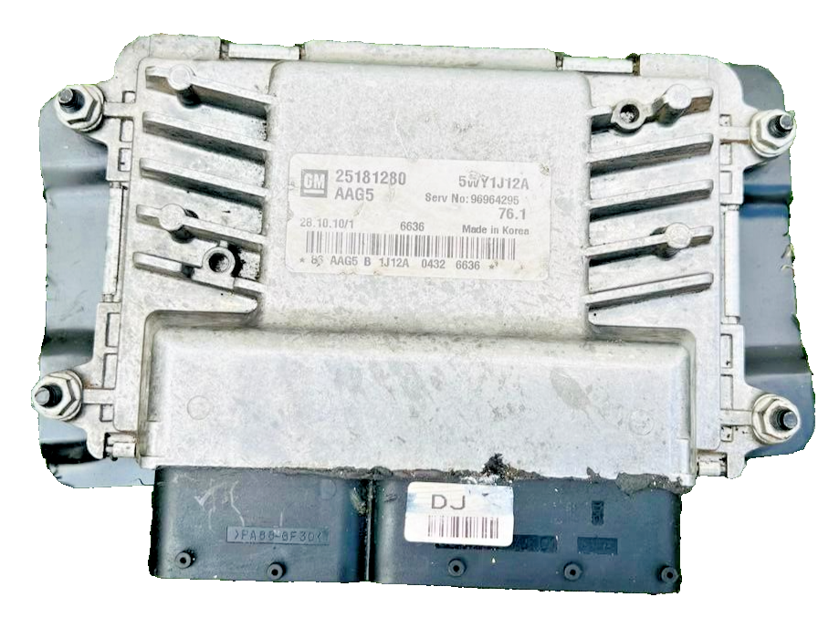 CHEVROLET CRUZE ENGINE CONTROL UNIT MODULE ECU 25181280 96964295