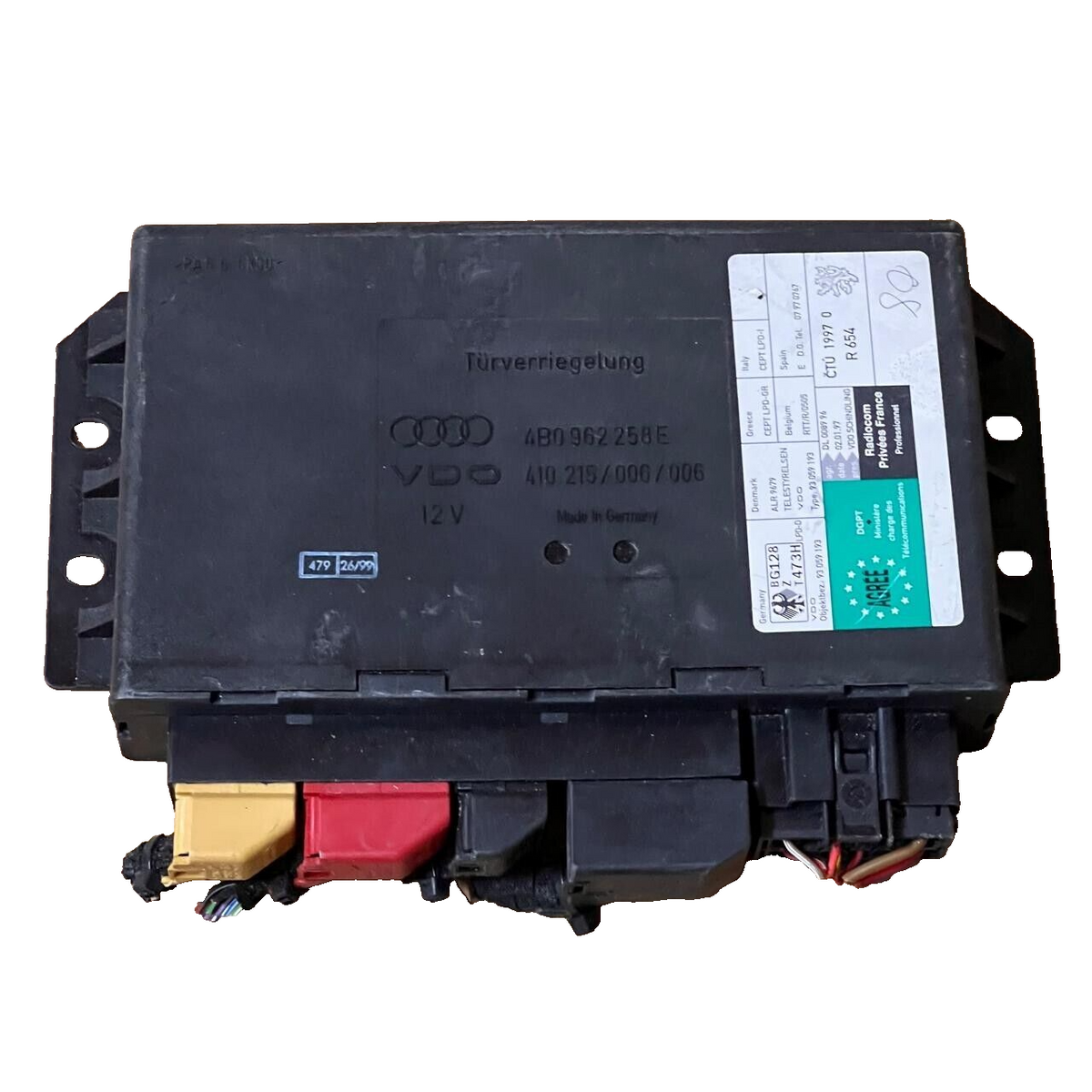 Audi A6 C5 Comfort Control Convenience Control Module Unit 4B0962258E