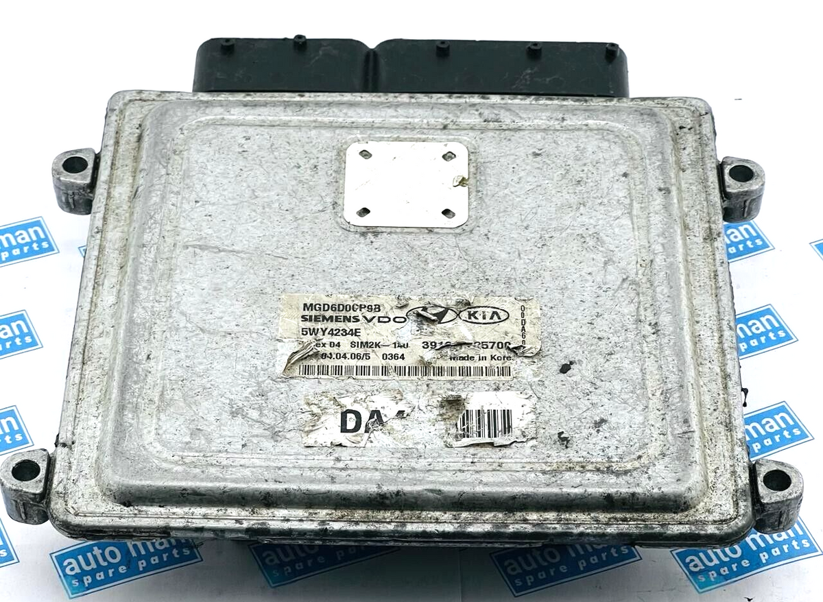 3910125700 usado ECU MGD6D0CP9B para Kia Lotze 2005 ~ 2008 5WY4234E