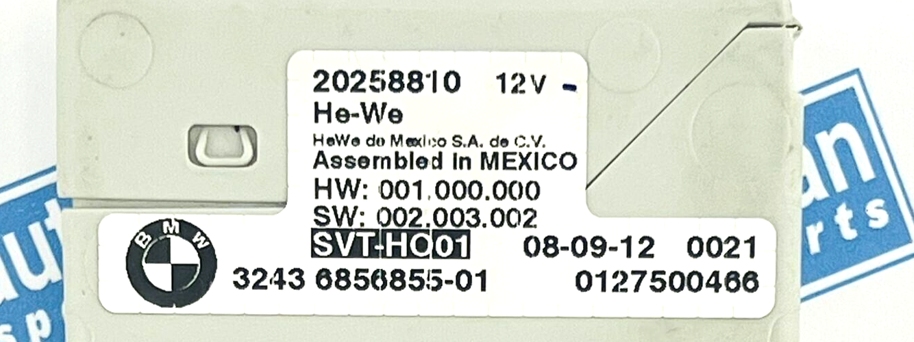 32436856855 MODULE ÉLECTRONIQUE / 6753508 POUR BMW SERIE 5 LIM. F10 530D XDRIV-