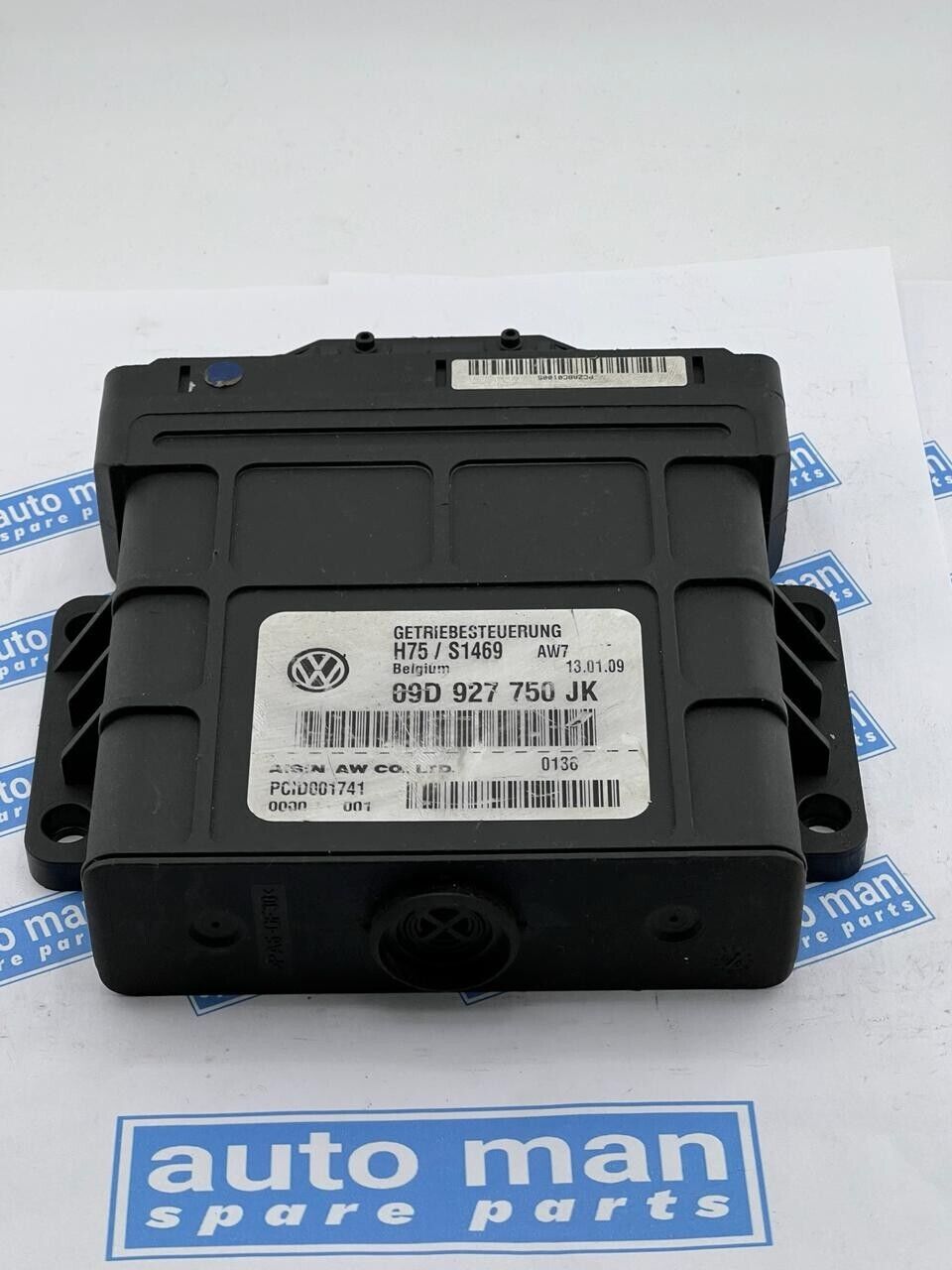 VW Touareg Transmission Control Module 09D927750JK 7L 3.0 TDI 2009 RHD 17739068