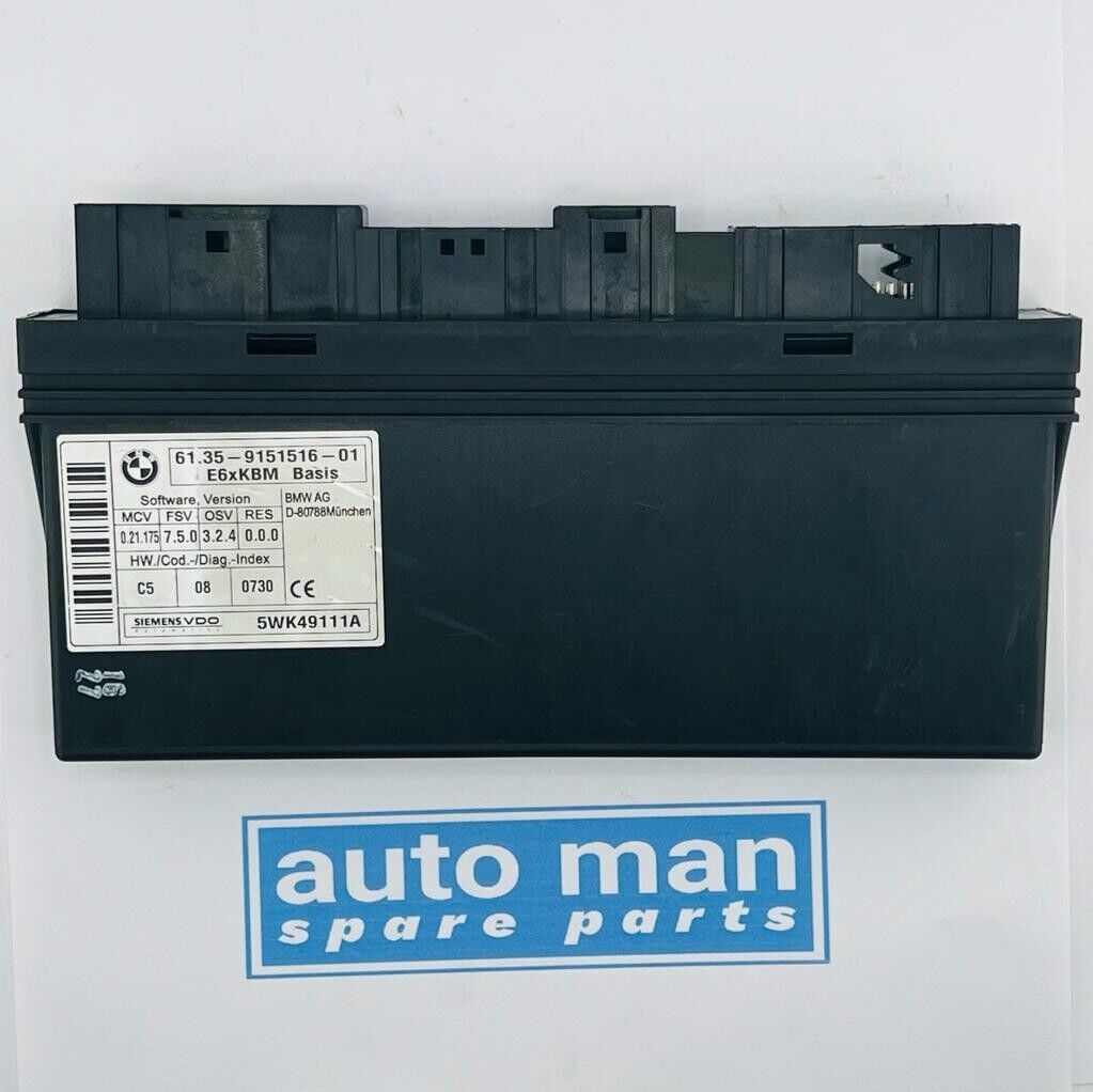 2002-2011 BMW Série 5/6 OEM Body Control Module E6xKBM Base BCM 61359151516